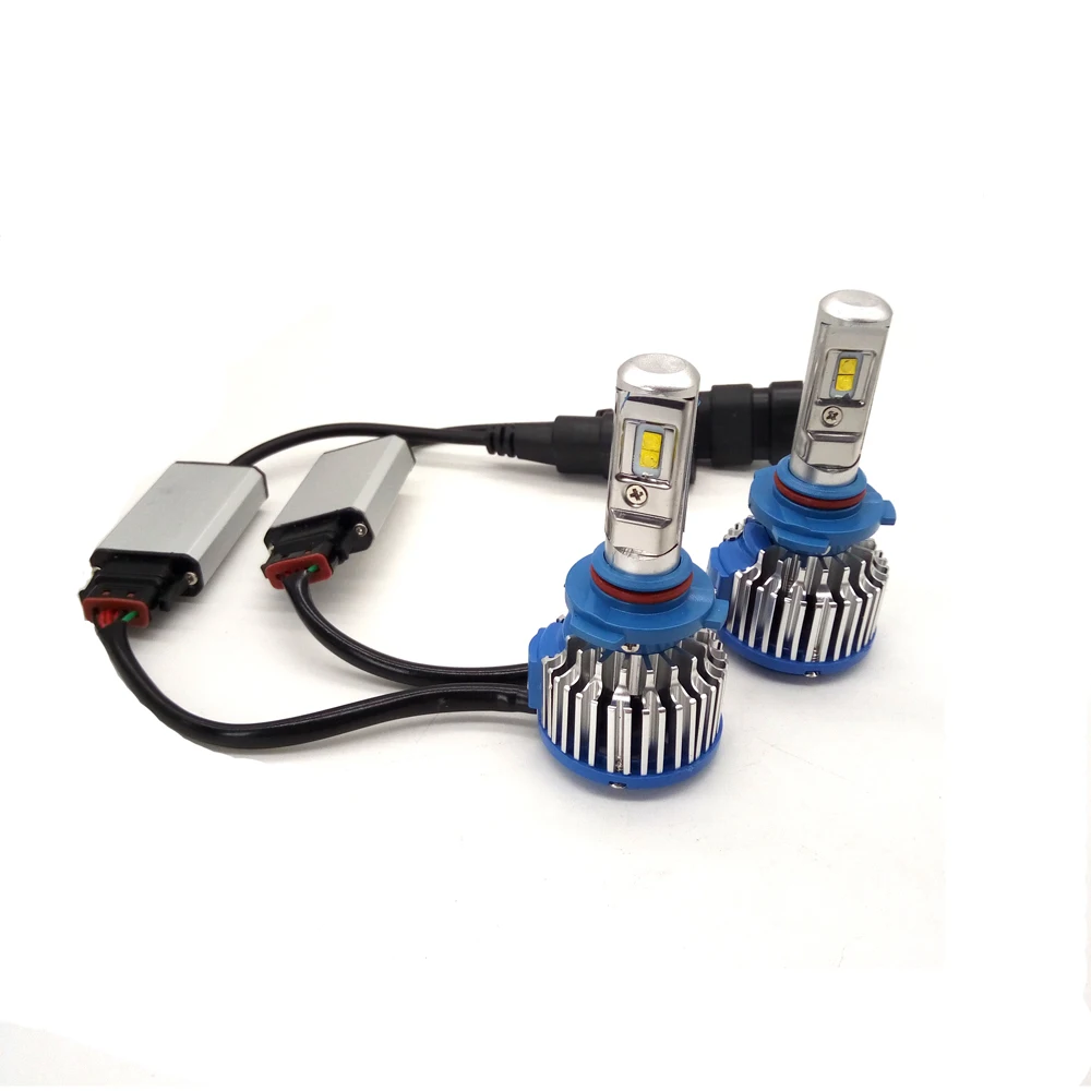 Turbo LED T1 Canbus LED Car Bulb 8000lm Luces Turbo LED H7 H11 9006 9005 H1  H3 H13 LED Headlight T1 H4 LED - China H4 LED, Turbo LED Headlight