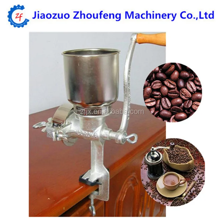 Manual Corn Maize Wheat Rice Bean Coffee Coco Bean Pepper Grinding Crushing Milling Machine