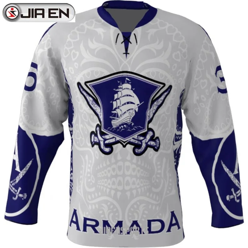 China Tonton sportswear OEM Sublimation Ice Hockey Jerseys with  100%Polyester Dri-Fit Fabric Manufacturers and Factory - Wholesale Products  - TonTon Sportswear Co.,Ltd