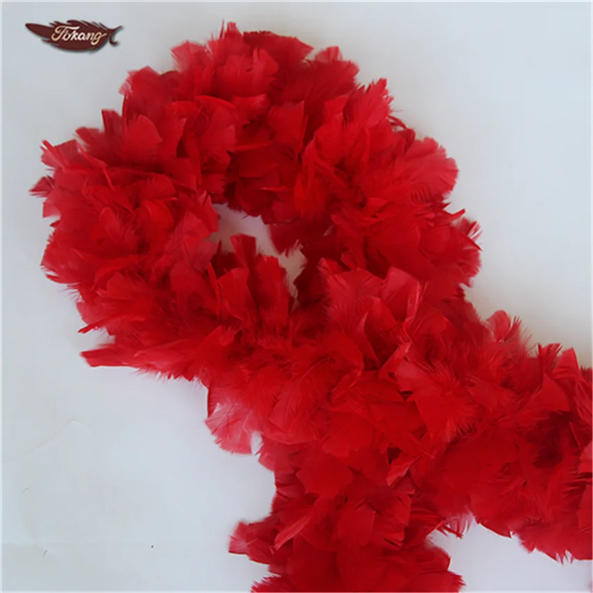 JXBBAAC Boa à Plumes Rose 2M Avec Lunettes Cœur - Accessoire Déguisement Fête Mariage Danse Cosplay