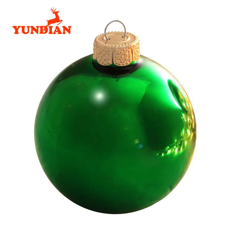 Wholesale Family and Fancy Orange Baubles Glass Christmas Tree
