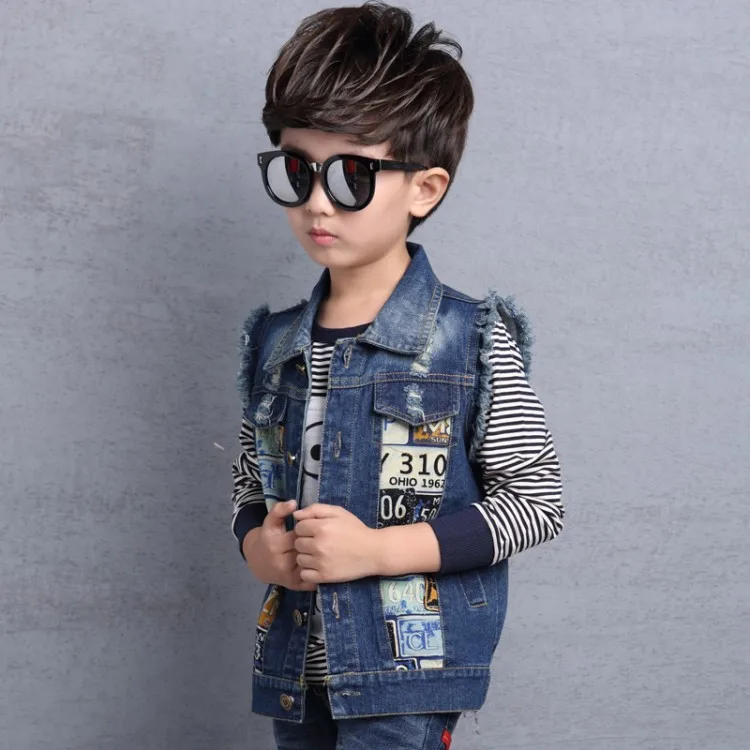 Okuahao Gilet D Ete En Denim Fin Avec Simple Boutonnage Tissu Type Garcon Style Decontracte Buy Veste En Jean Pour Enfants Tissu D Ete Gilet En Jean Pour Enfants Product On Alibaba Com