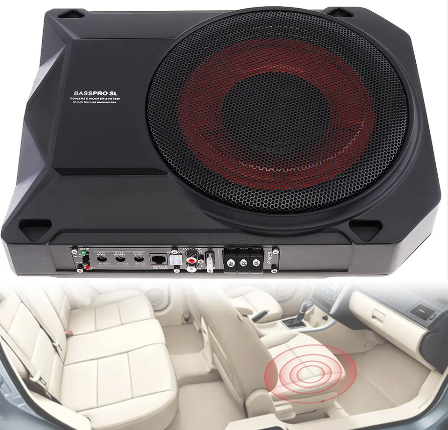 8 Inch Subwoofer Car Audio Under Seat Slim Woofer Speaker Subwoofer Spl