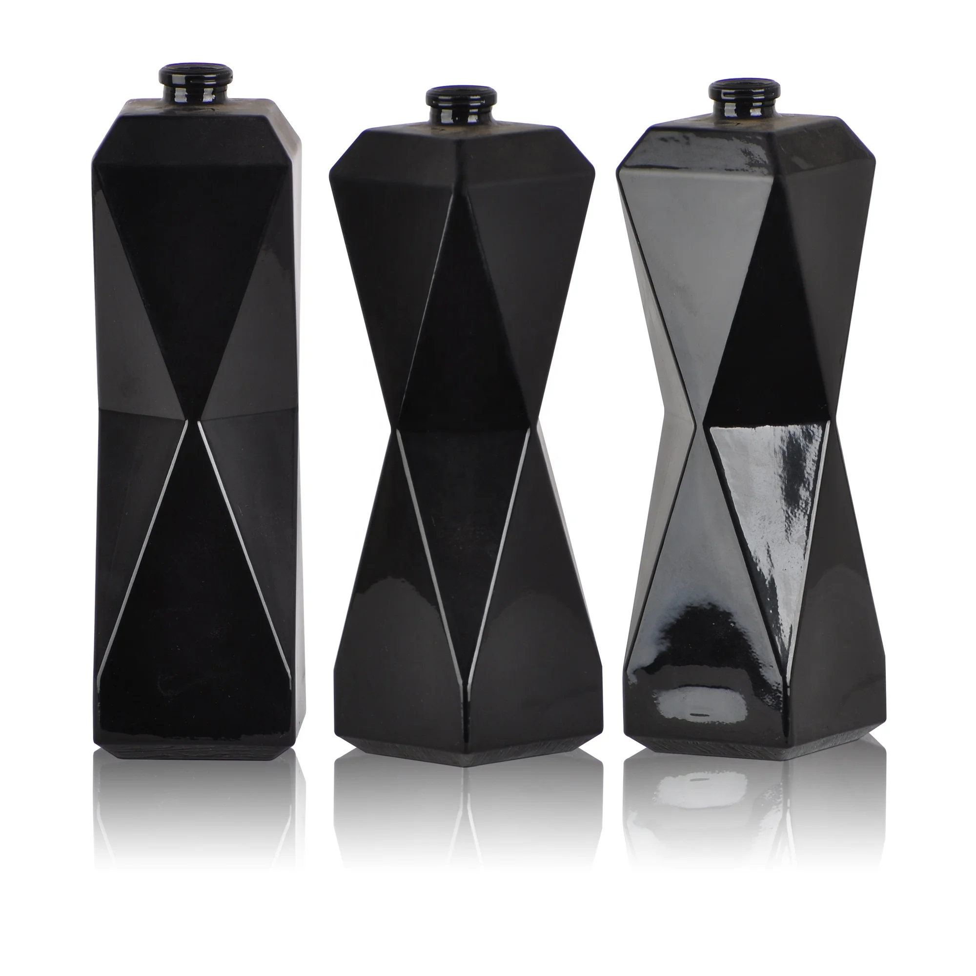 Luxury Black Glass Perfume Bottle 100ml Wholesale Empty Bottle Buy