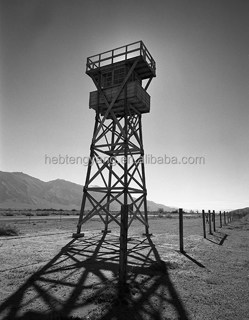 Q235 Material Steel Lattice Guard Meteorological Phenomena Watch Tower Telecommunication Tower Observation Tower Supplier