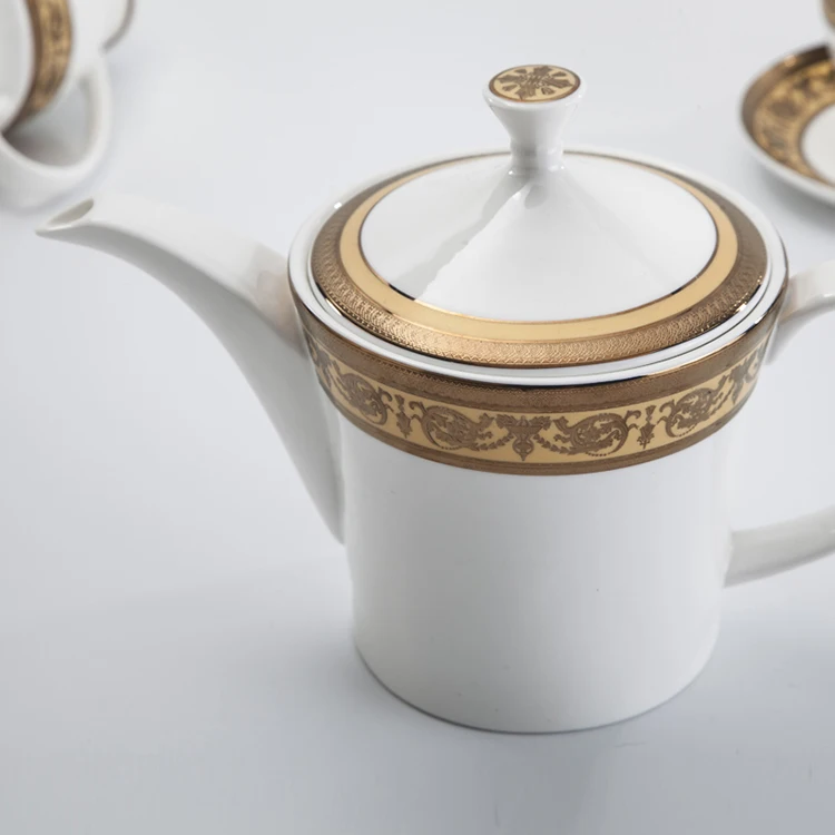 Elegant Design Decal Vintage Bone China Dinnerware