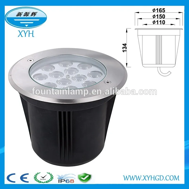 Горячие продажи круглого 3 Вт led подземный свет ip67 открытый пятно света украшения освещение