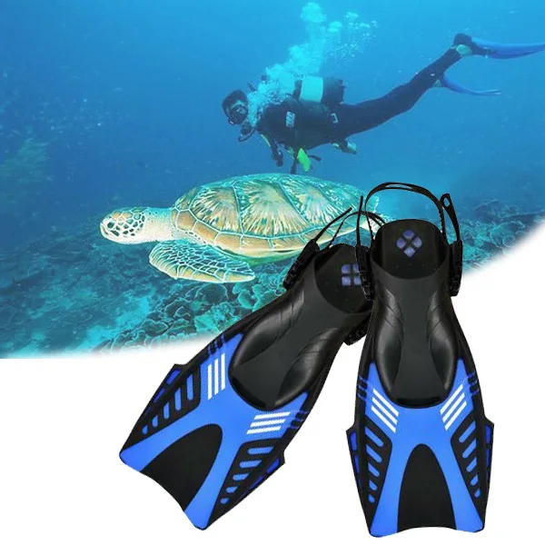 Professional Water Sports Scuba Diving Fins Short Blade Snorkeling