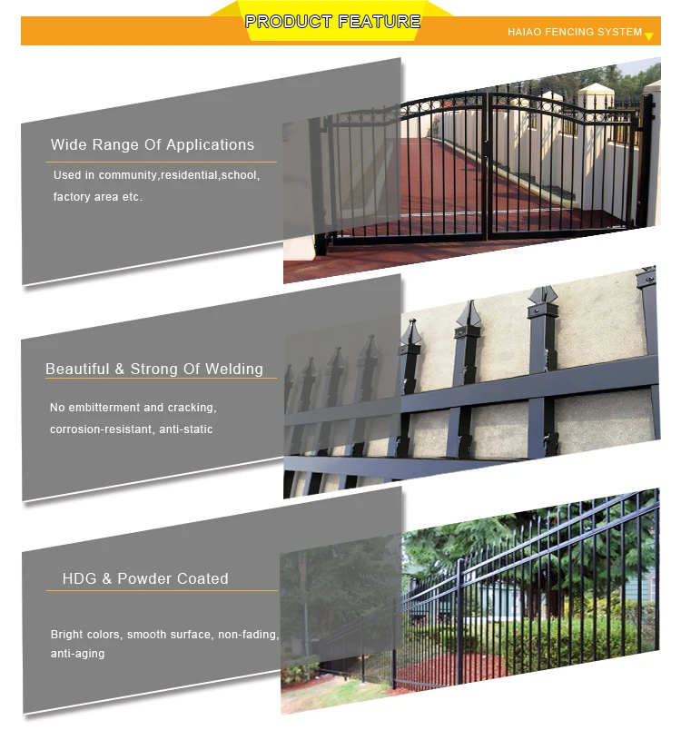 Decorative Wrought Iron Gates Simple Modern Steel Wrought Iron Gate