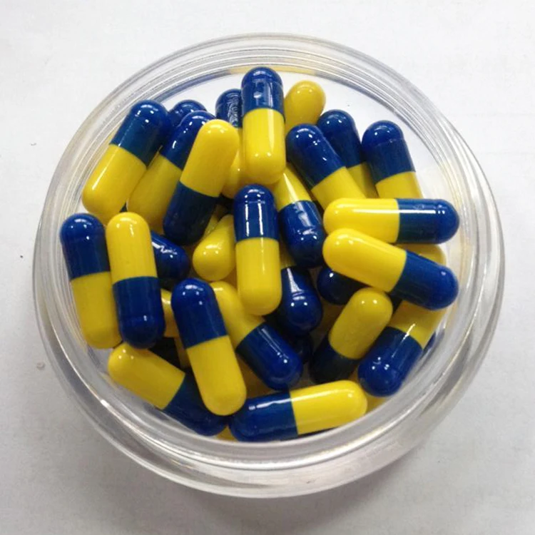 
Joined and separated size 000 00 0 1 2 3 4 5 empty gelatin capsule 