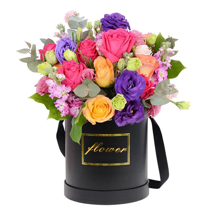 Source luxury round hat box for flowers on m.