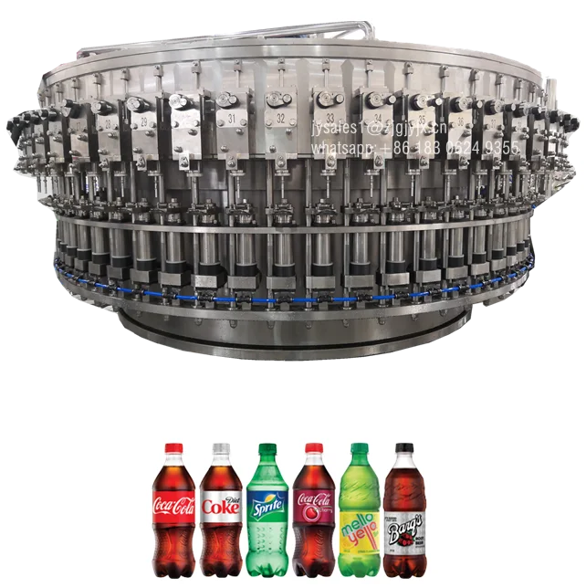 炭酸飲料製造ライン一式 / 瓶詰め機 / PETボトルCSD洗浄充填