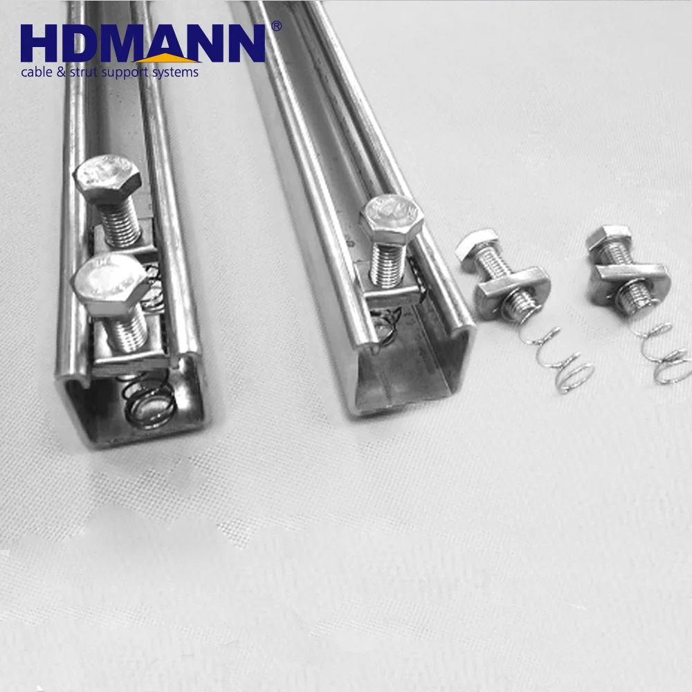 Strut Slotted Galvanized Support System U Beam Steel Channel