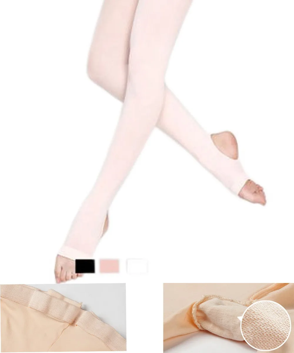 Move Dance Kids Stirrup Ballet Tights - Pink