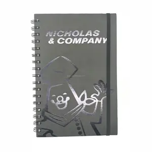 Simple Series Paper Planner  Notebook 108pages Durable Office Handbook Custom Project Spiral Notebook & Checkbook for Gifts