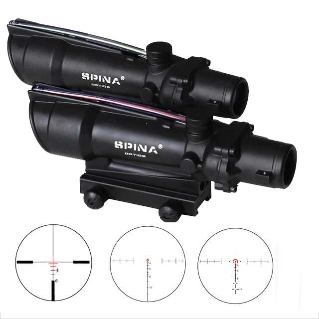 
Охотничий оптический прицел spina optics 5X35, тактический оптический прицел с сеткой в форме подковы BDC 