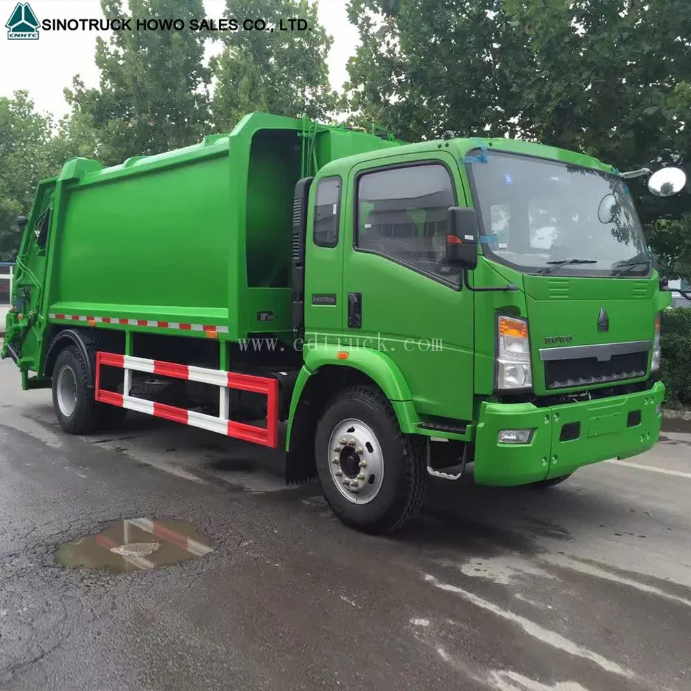 
 Sinotruk новый и используется 8cbm compactor мусоровоз для продажи  