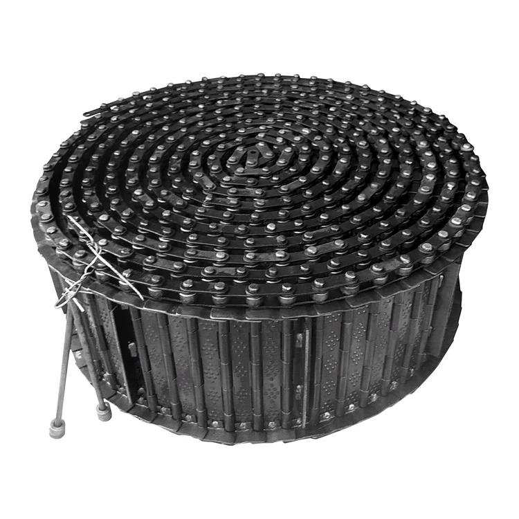 Шаг 31,75 cnc станок стальной стружки конвейерная лента на петлях