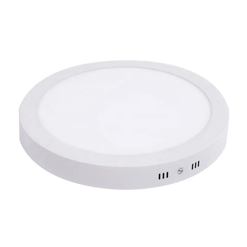 Wholesale cheap surface mounted SASO ultra thin 6W slim round flat LED panel light for indoor