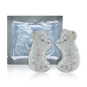 Hot Sale OEM Collagen Peptide Anti Aging Anti Wrinkles Glitter Nasolabial Folds Patch Mask