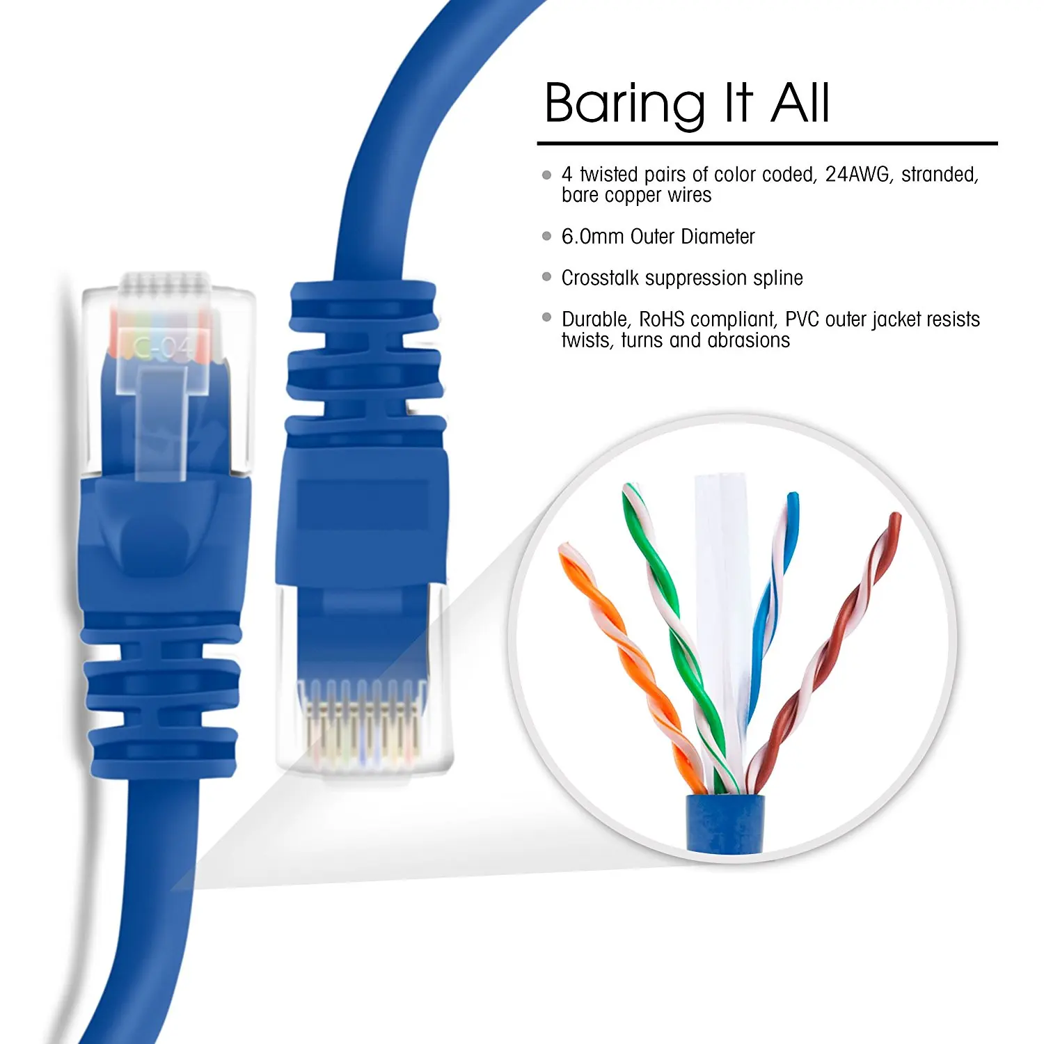 Sftp Shielded Utp Cat6 24 Awg 4 pairs Internet High Speed 7