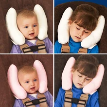 Useful Cushion Head Neck Rest Pillow for Car / Baby Buggy, Comfortable Headrest Neck Seat Covers, for Children Kids Protection