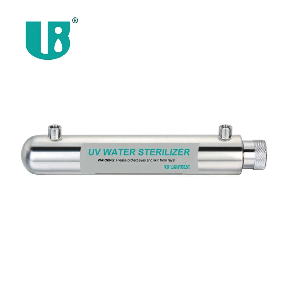 11W 1GPM Uv Water Purifier with Stainless Steel for Kitchen Water Purification with Uv 254nm Lamp Uv Sterilizers for Water