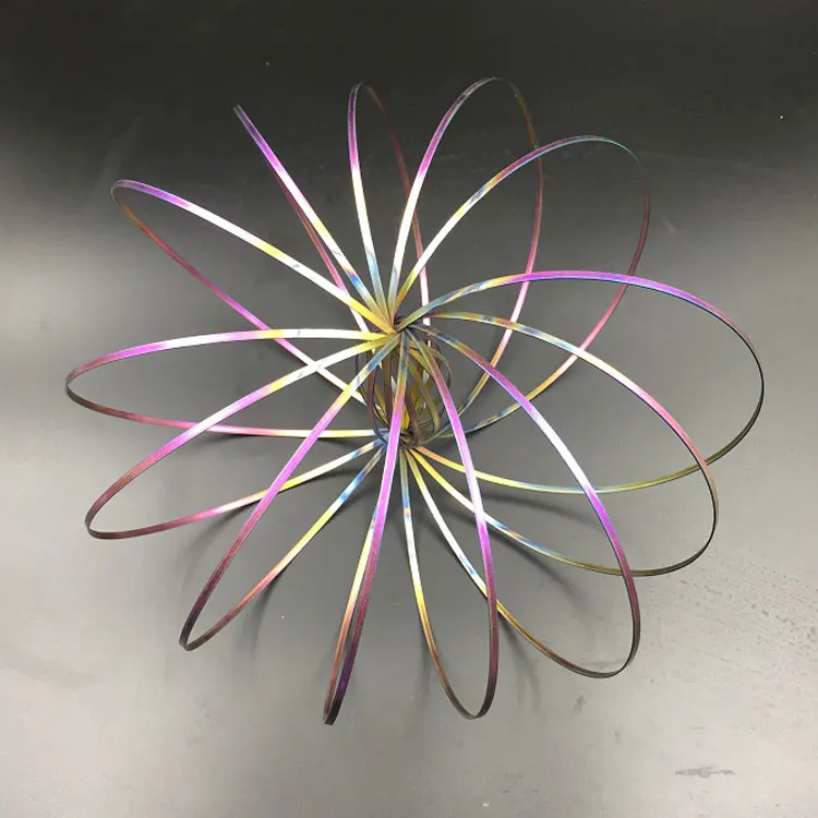 
 Кинетическое кольцо на руку, пружинная игрушка, 3D скульптура, кольцо, динамическая наука, волшебная игрушка-фиджет  