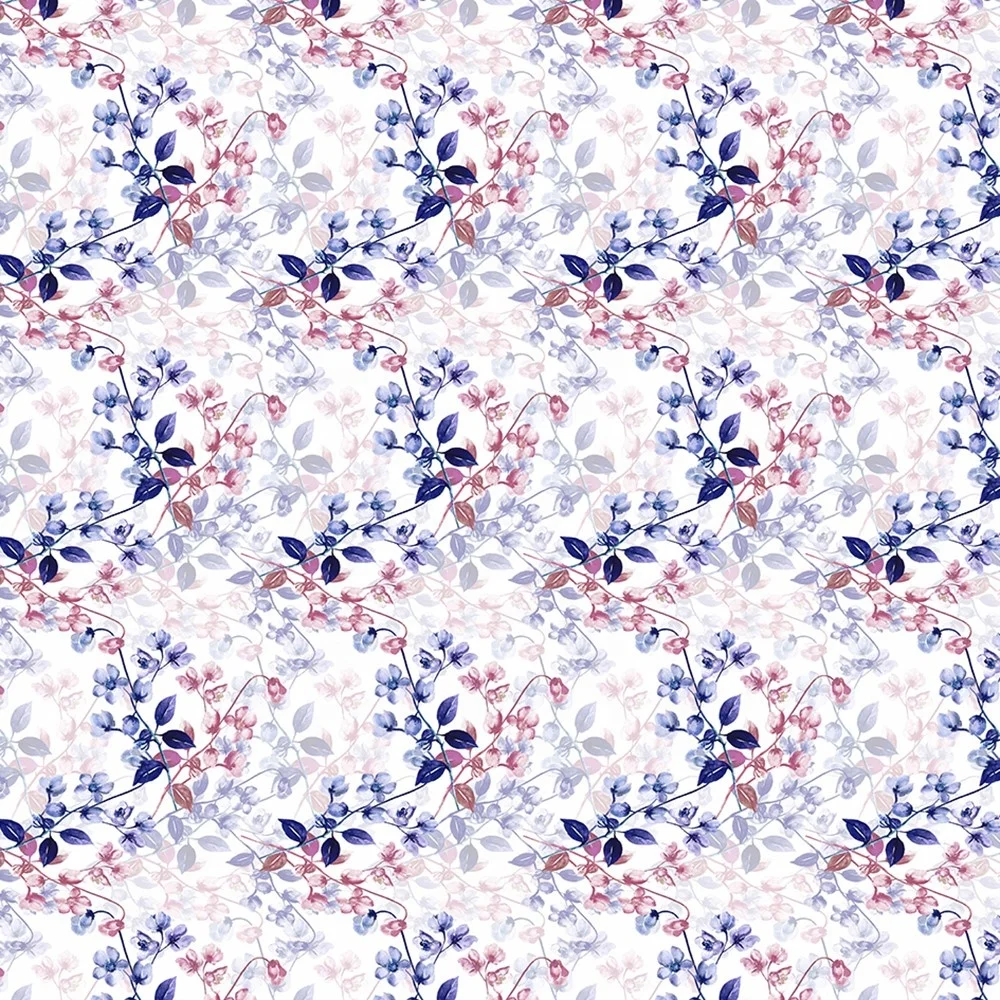 Washable Woven Polyester Spring Floral Table Cloth