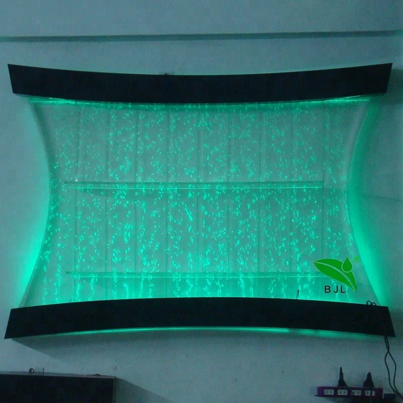 Remote Control Light Color Changing Water Bubble Wall Mounted bar Cabinets