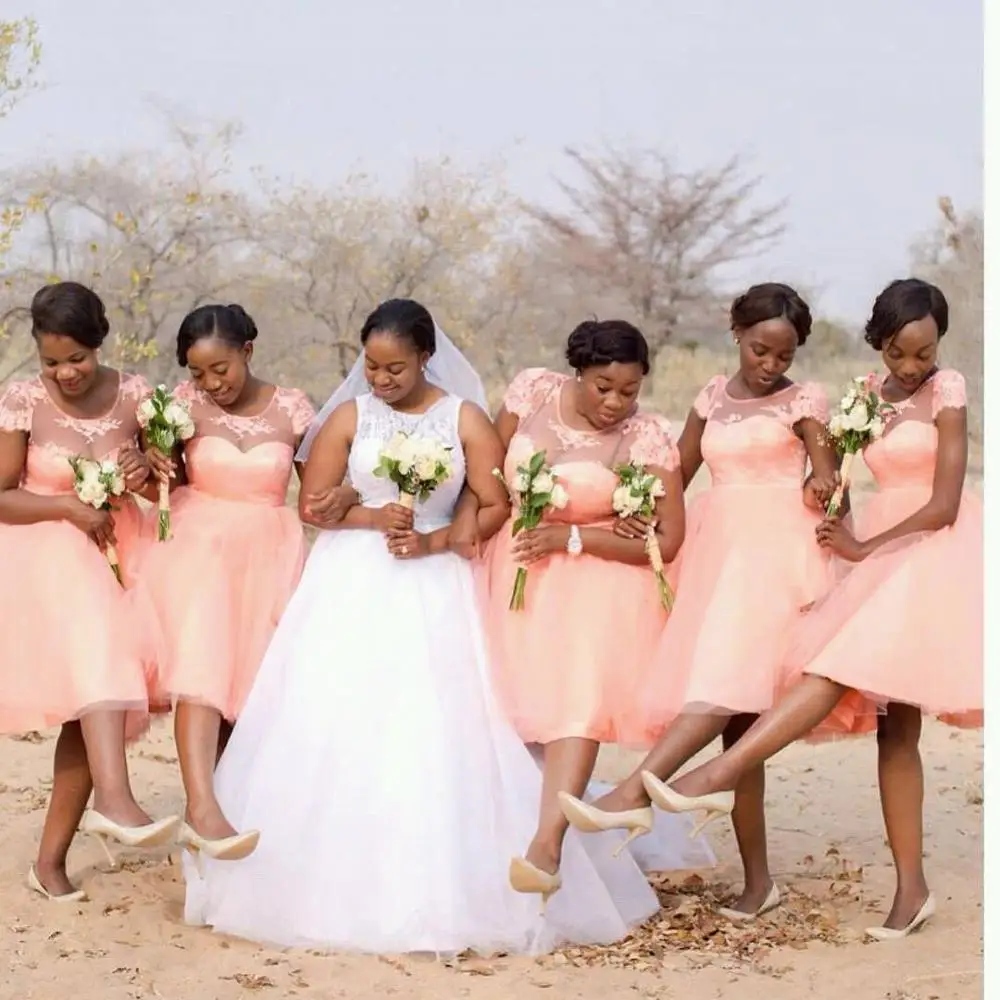 Peach Bridesmaid Dresses Under