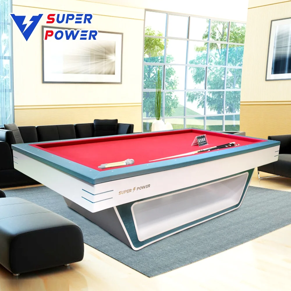 Korea Style 9ft Carom Billiard Pool Table with 3pieces Natural Slate