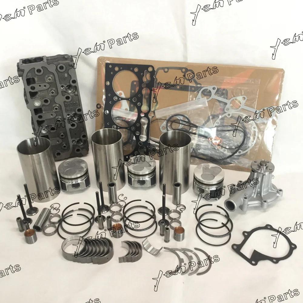 For KUBOTA D1105 Cylinder Liner Kit Piston Ring 16060-21114 16292-20150