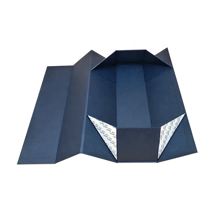 Роскошная Черная картонная плоская Складная Подарочная коробка с логотипом на заказ, коробка для вина с магнитной застежкой