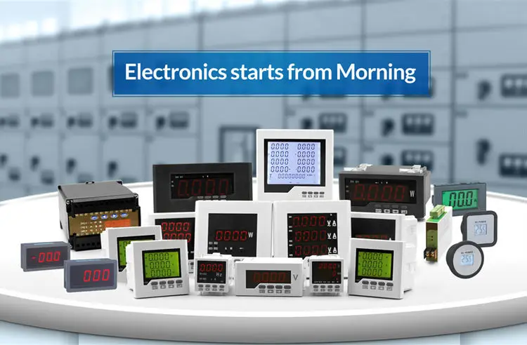 Me-3av63 размер панели 72 * мм из светодиодов дисплей а . в 3 фазы цифровой вольтметр
