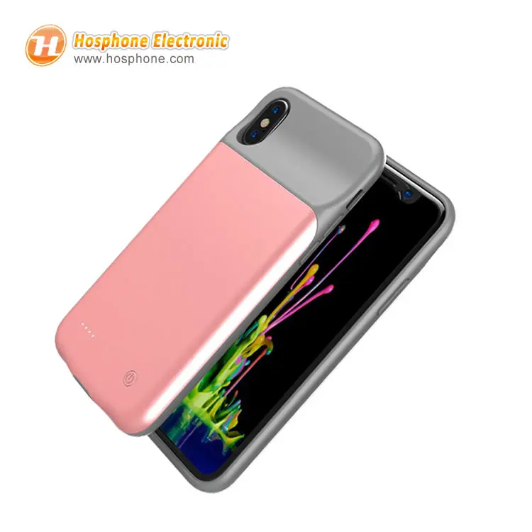 Ультратонкий чехол для аккумулятора 3200 мАч внешнее резервное зарядное устройство чехол для внешнего аккумулятора с AUX для iphone x