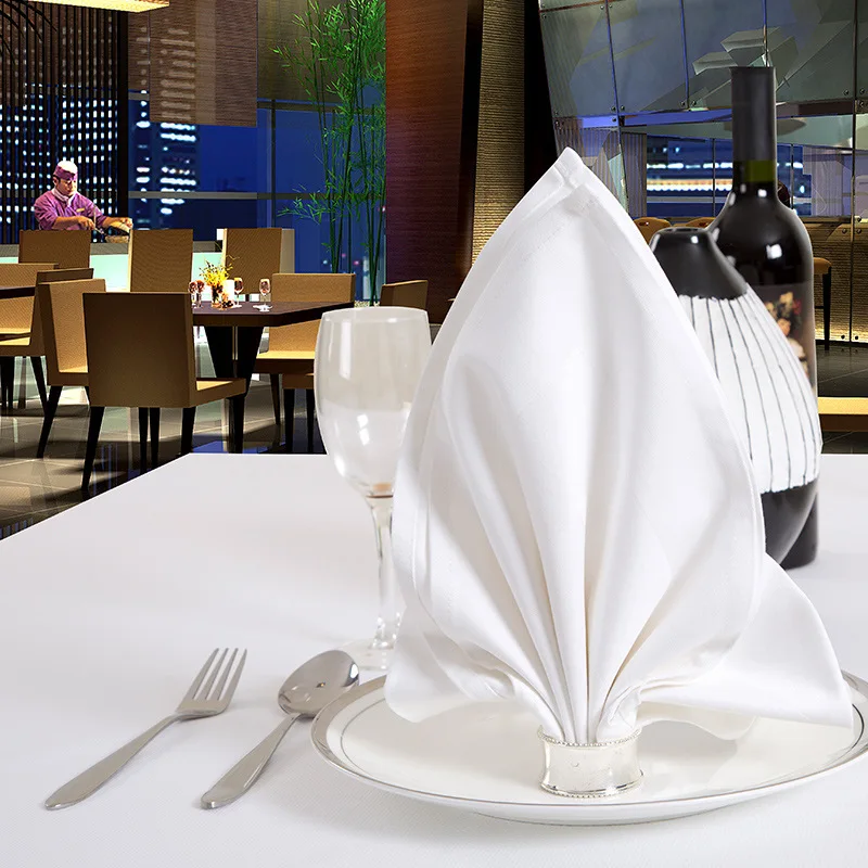 Restaurant Hotel Cloth Cotton Napkins for Wedding - China Cloth