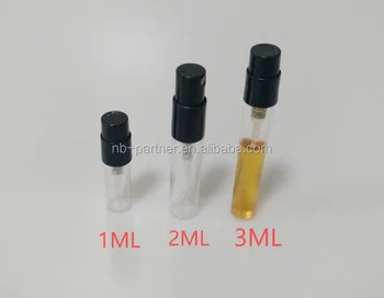 無料サンプルガラス香水2mlガラススプレーボトル/2mlスプレー/2ml