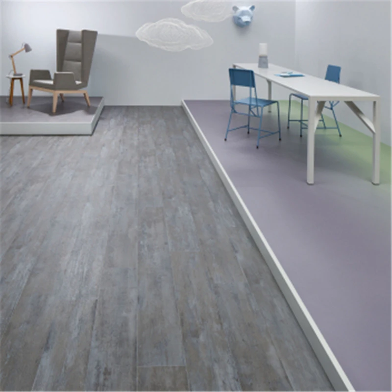 Hanflor 6''x36'' 4.2mm White Oak Luxury Vinyl Plank Flooring