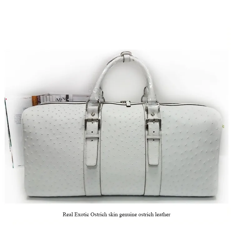 Genuine Ostrich Leather Briefcase — Rooten's Travel & Adventure