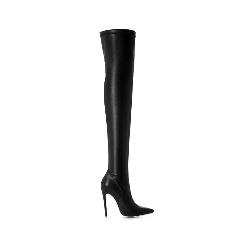 Wetkiss Ladies Winter Boots Fashion Occident Trends Over Knee Thigh ...