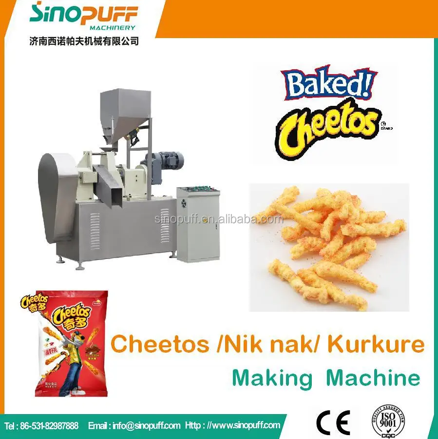 Sinopuff Nik Naks Cheetos Kurkre Snack Making Machines - Buy Nik Naks  Making Machines,Cheetos Making Machine,Corn Kurkure Maker Product on  Alibaba.com