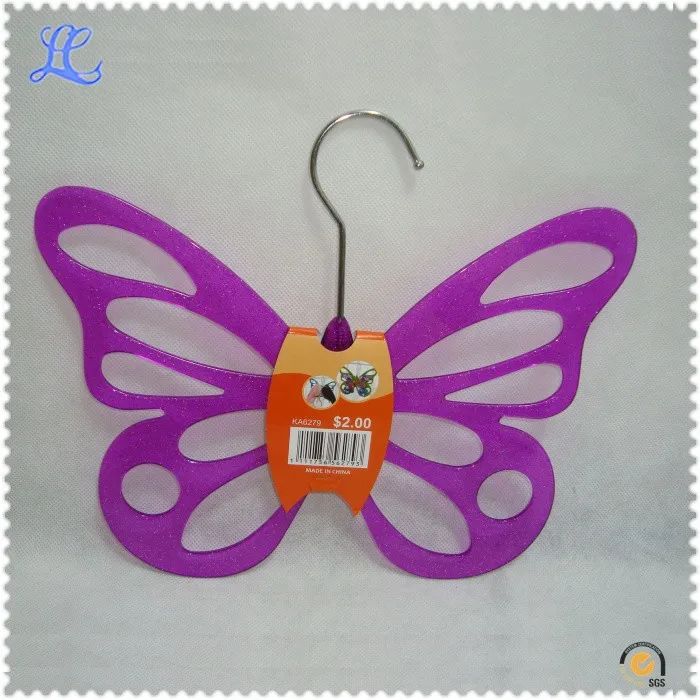 Пластиковые бабочка форма прозрачный шарф вешалка