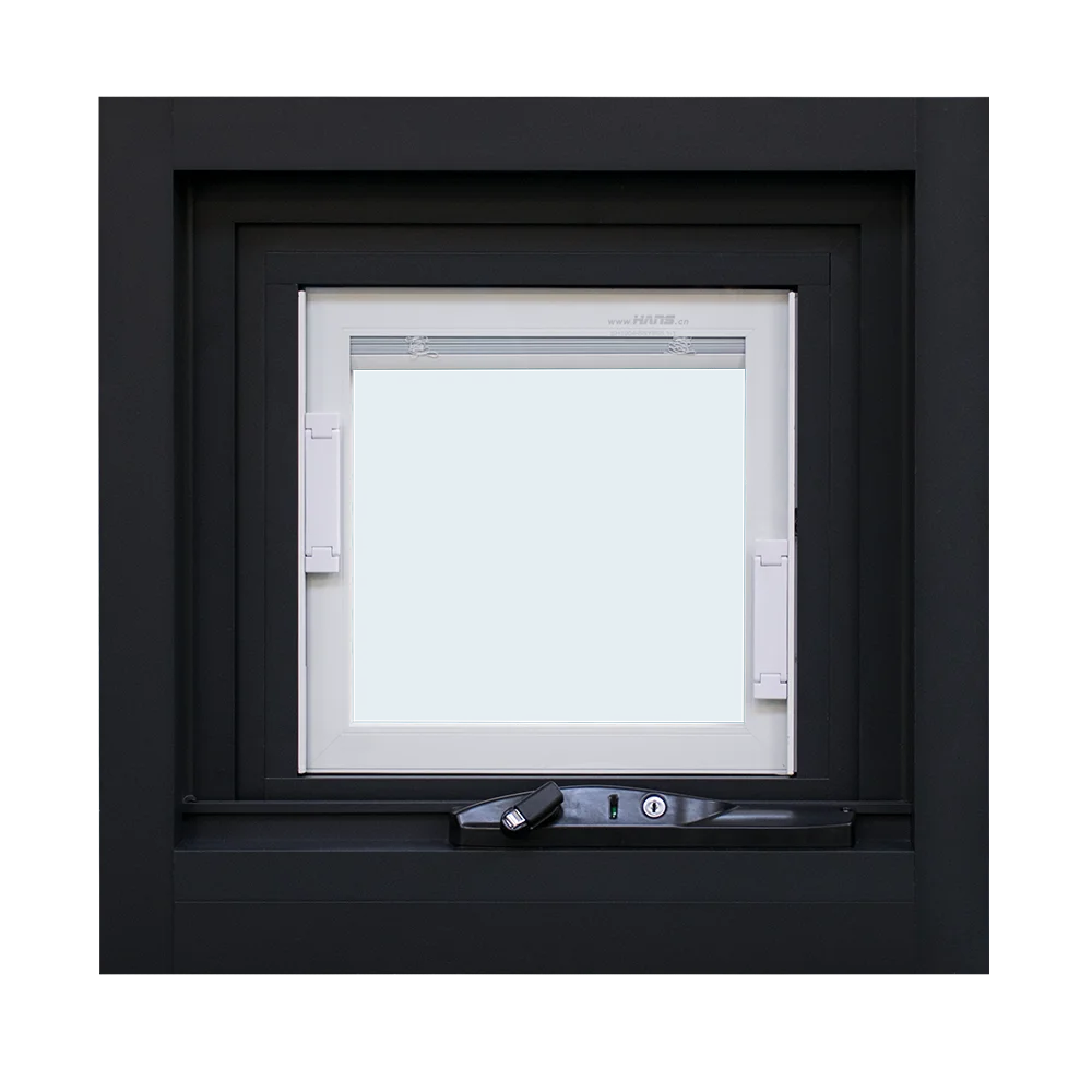 YY windows Factory Design Polycarbonate Window NFRC Certificate Awning Retractable Awning windows with Shutter