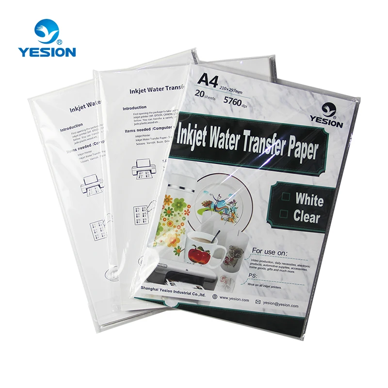 Source Professional paper for mugs ,glass plates laser water slide paper A4 on m.alibaba.com