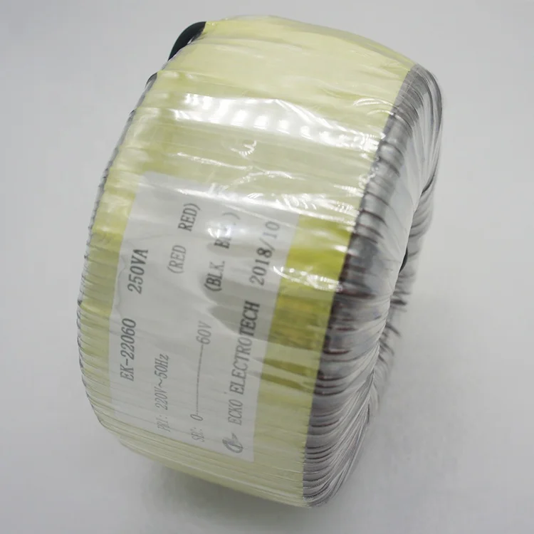 Single-Phase Toroidal Power Transformer for Audio Amplifiers 12v 18v 480v Output 110v 220v 240v Input 50hz 60hz Frequency