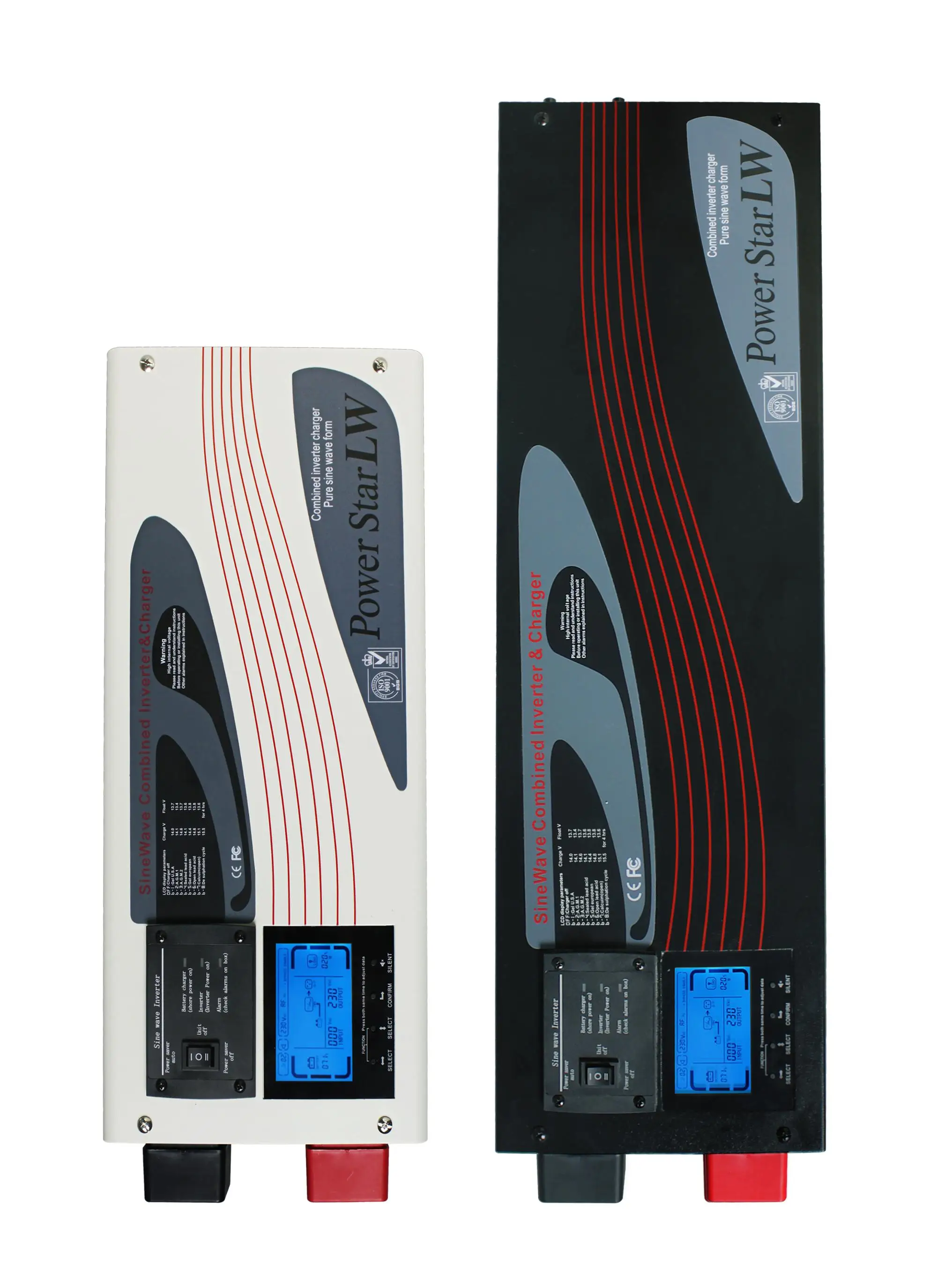 2000w 3000w 12v 24v 48v w7 with battery charger power star lw inverter