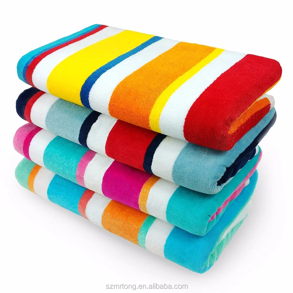 multi coloured bath towels