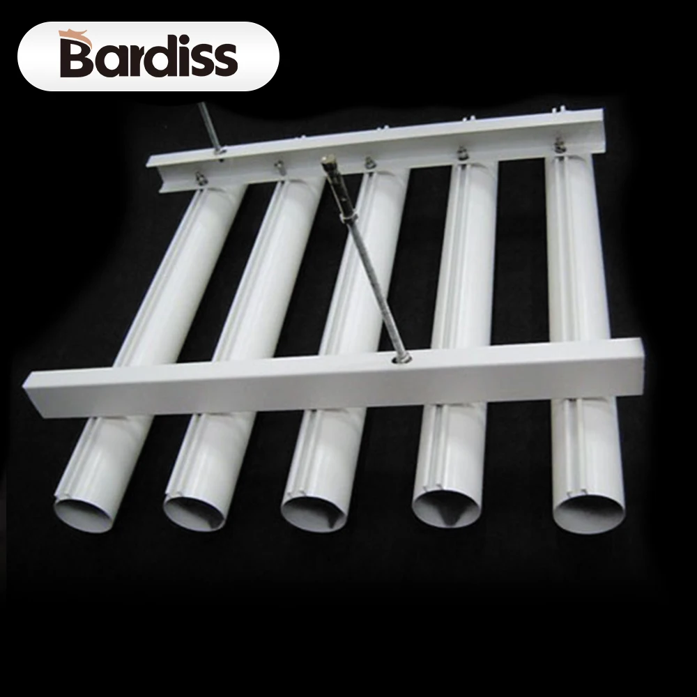 Metal Open Ceiling Design Round Tube Plafond Aluminum Baffle Ceiling