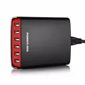 Poweradd 40W 8A 5 Port USB Charger Desktop Station with Smart Charge USB Enabled Devices USB